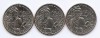 Statele Unite (SUA) Set 3 monede - 25 centi 2024 D+P+S - (Femei: Celia Cruz; mintmark: D+P+S KM-788 UNC !!!, America de Nord
