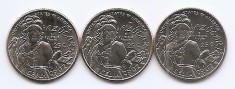 Statele Unite (SUA) Set 3 monede - 25 centi 2024 D+P+S - (Femei: Celia Cruz; mintmark: D+P+S KM-788 UNC !!!