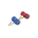 Set cuple rapide, conectori de service 90&deg; pentru aparat de aer conditionat, 1234YF, Satra