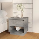 Cumpara ieftin Noptieră, gri beton, 45x34x44 cm, PAL