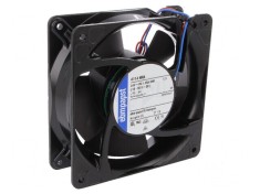 Ventilator axial DC 24VDC 119x119x38mm 355m3/h 67dBA