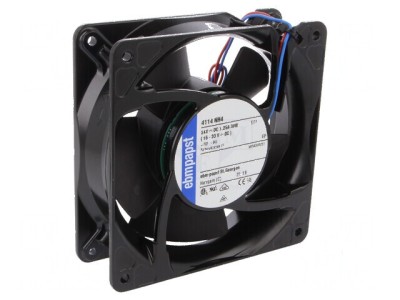 Ventilator axial DC 24VDC 119x119x38mm 355m3/h 67dBA foto