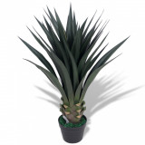 Planta Yucca artificiala cu ghiveci, 85 cm, verde GartenMobel Dekor