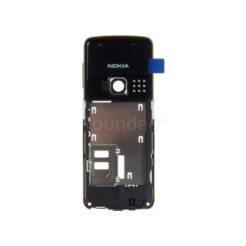 Nokia 6300 Middlecover Black foto