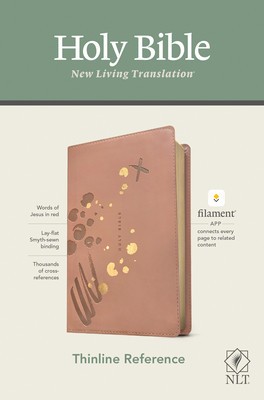 NLT Thinline Reference Bible, Filament Enabled Edition (Red Letter, Leatherlike, Pink) foto