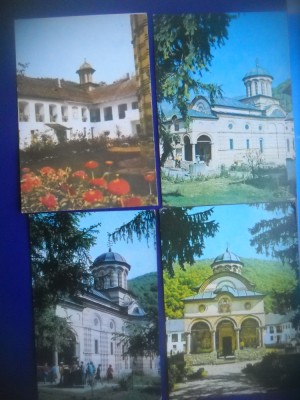 HOPCT LOT 4068 - 4 CARTI POSTALE-MANASTIREA COZIA -JUD VALCEA-NECIRCULATE foto