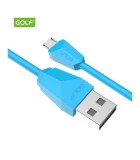 Cablu USB la micro USB Golf Diamond Sync Cablu albastru 1m 2A GC-27m