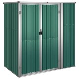 Cumpara ieftin Sopron de gradina, verde, 161x89x161 cm, otel galvanizat