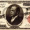 2 dolari 1891 Reproducere Bancnota USD , Dimensiune reala 1:1