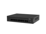 Switch PoE Imou SF110P, 8 porturi PoE, 2 porturi Uplink, buget PoE 65W, protectie 4KV, Plug and play