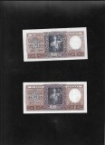 Set Argentina 2 x 1 peso 1952(55) semnaturi diferite, America Centrala si de Sud