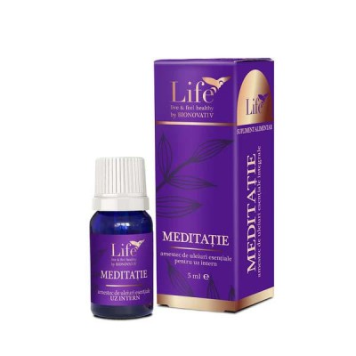 Amestec de Uleiuri Esentiale Meditatie 10 mililitri Bionovativ foto