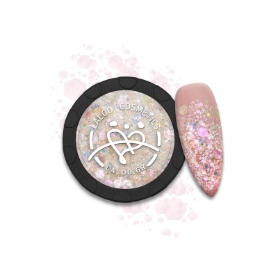 Pigment Starlet No.02 Alb cu paiete irizate Laloo foto