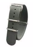 [18/20/22mm] Cureaua NATO Militar? din Nylon - Gri | Comfort &amp; Style