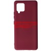Husa Silicon Burgundy Samsung Galaxy A42 5G, High Copy, Protectie Camera