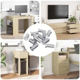 vidaXL Șurub 10909 pcs Argintiu M6 x 12 mm Fier 864486