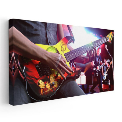 Tablou afis Metallica trupa rock 2363 Tablou canvas pe panza CU RAMA 30x60 cm foto