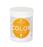 Kallos Color, mască de păr cu ulei de seminţe de in şi filtru UV, 1000 ml