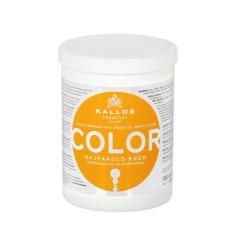 Kallos Color, mască de păr cu ulei de seminţe de in şi filtru UV, 1000 ml
