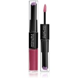 L&rsquo;Or&eacute;al Paris Infallible 24H ruj rezistent si luciu de buze. 2 in 1 culoare 302 Rose Eternite 5,7 g