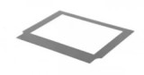 Geam interior usa cuptor Bosch Original 53,4 x 43,6 cm