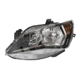 Far Seat Ibiza (6J), 05.2015-05.2017, partea Stanga, electric, tip bec H7+H7, cu lumini de zi pe LED, cu motoras, Valeo 046724