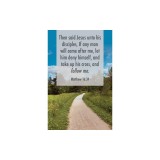 General Worship Bulletin: Follow Me (Package of 100): Matthew 16:24 (Kjv)