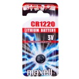 Baterie Litiu Maxell 3V CR1220 36mAh, Dimensiuni 12 x 20 mm Blister 1, BA081032