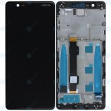 Nokia 5.1 (TA-1061, TA-1075) Unitate de afișare completă neagră 20CO20W0001