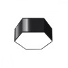 Lustră De Tavan Sunde Negru Pvc 2 Becuri Cub Modern De Interior