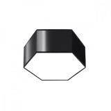 Lustră De Tavan Sunde Negru Pvc 2 Becuri Cub Modern De Interior