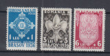 ROMANIA 1936 LP 115 JAMBOREEA NATIONALA BRASOV SERIE MNH, Nestampilat
