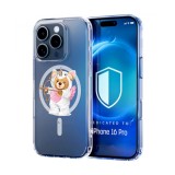 Husa pentru iphone 16 pro, atasare magnetica, magsafe, make a wish, clear