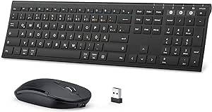 Tastatură Bluetooth cu mouse fără fir foto