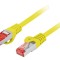 Cablu patch LANBERG RJ45 S/FTP Cat 6 litat LSZH 20m galben
