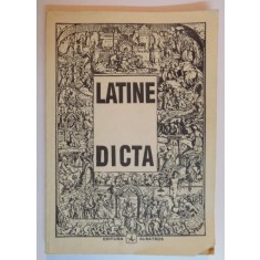 LATINE DICTA , CITATE SI EXPRESII LATINESTI , 1992