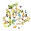 Jucarie din lemn - Marble Run Dino Adventure (131 piese), Hape