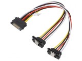 Cablu SATA Dual Tată-Mamă Unghi 0,2m