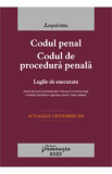 Codul penal. Codul de procedura penala. Legile de executare. Act.1 septembrie 2023, 2024