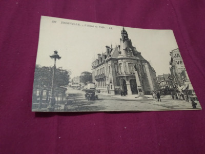 CARTE POSTALA --TROUVILLE FRANTA INTERBELICA NECIRCULATA foto