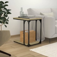 vidaXL Masă laterală, stejar sonoma, 50x35x52 cm, lemn compozit 825813