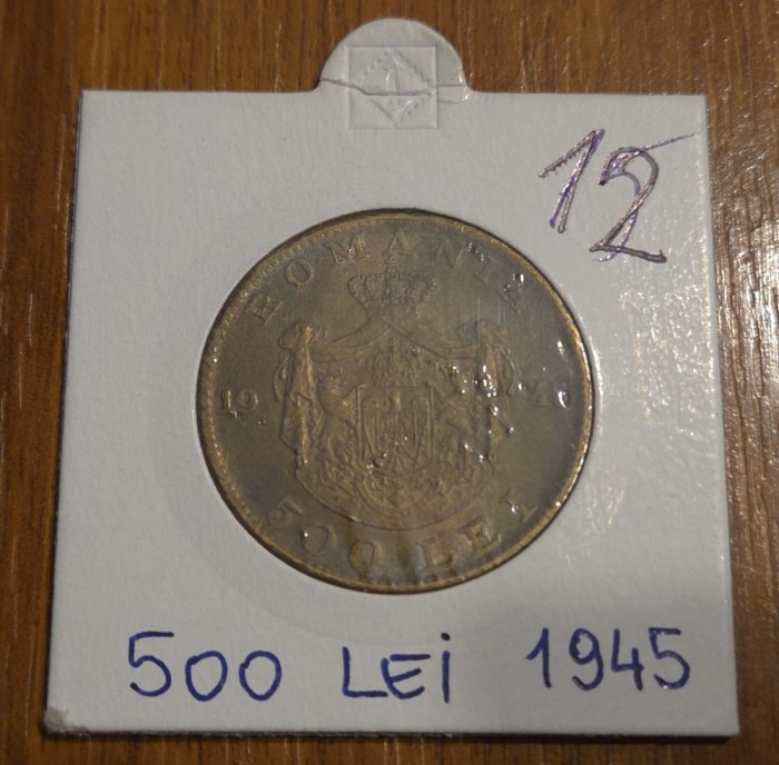 500 lei 1945, Mihai I, Rom&acirc;nia