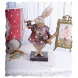 Statueta nostalgica cu iepurasul din Alice in tara minunilor TVC072