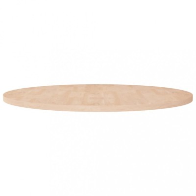 vidaXL Blat de masă rotund, &amp;Oslash;90x2,5 cm, lemn masiv stejar netratat 342906 foto