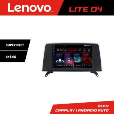 Navigatie BMW X5 X6 2009-2014 CIC 4+64 GB Android Waze USB Navigatie Internet Youtube Radio Lenovo CarStore Technology foto