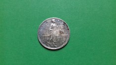 Moneda argint 1 leu 1914 foto