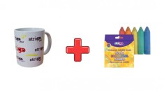 Pachet promo Cana Strigo + creta colorata 5 culori