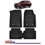 Covorase Auto TeamCar&reg; Tip Tavita Compatibile Jeep Grand WL (2021+) Negru Material Rezistent, Cauciuc
