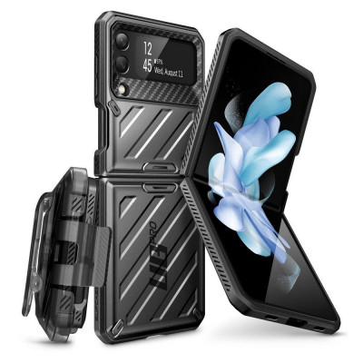 Husa Supcase Unicorn Beetle Pro pentru Samsung Galaxy Z Flip 4 Negru foto