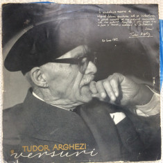 Tudor Arghezi Versuri poezii disc vinyl lp mono electrecord 1962 EXE 0101 VG+